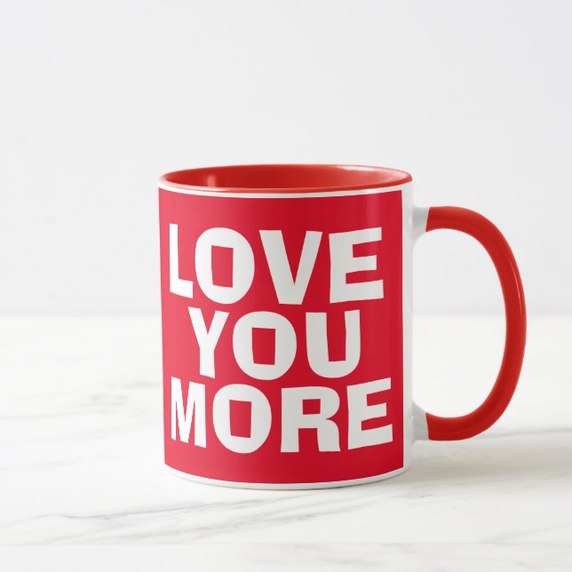 Caneca ADORA-TE MAIS, Café Mug (Direita)