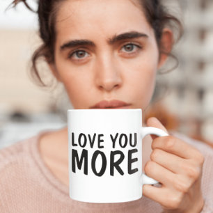 Caneca ADORA-TE MAIS CAFÉ Romântico.