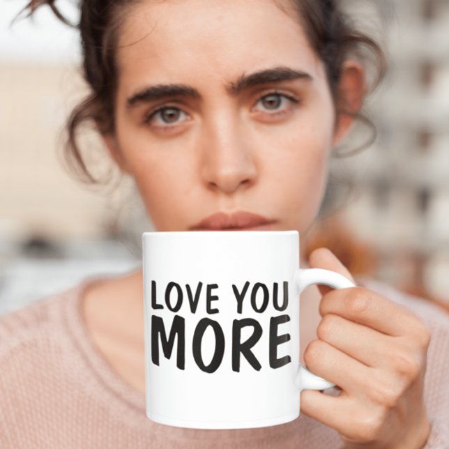 Caneca ADORA-TE MAIS CAFÉ Romântico. (Criador carregado)