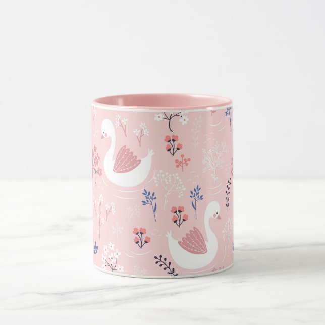Caneca Adorable Animal Swan Lake Botanical Kids (Centro)