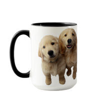 "Adorable Ouro Retriever Puppies Mug**