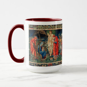 Caneca ADORAÇÃO DE MAGI Morris, Natal Burne-Jones