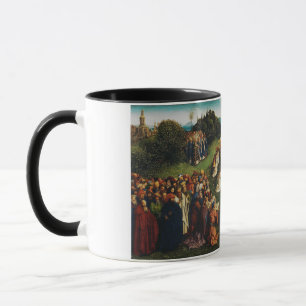 Caneca Adoração do Cordeiro Místico de Jan van Eyck