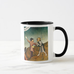 Caneca Adoração dos Magi, detalhe de