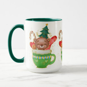 Caneca Adoráveis Precioso Bear Mug de Natal
