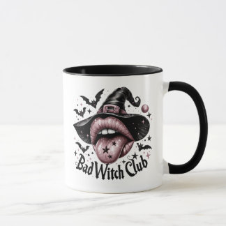 Caneca Adorável Clube de Bruxas Más do Halloween