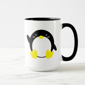 Caneca adorável do pinguim