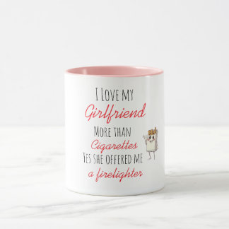 Caneca Adorei a minha namorada engraçada Mug
