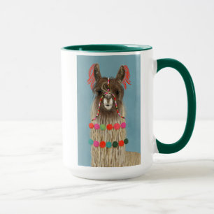 Caneca Adorned Llama - Brown