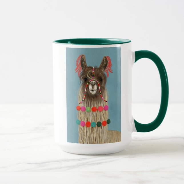 Caneca Adorned Llama - Brown (Direita)