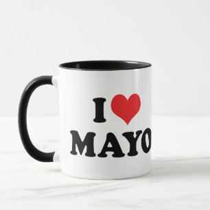 Caneca Adoro Heart Mayo - Mayonnaise Lover