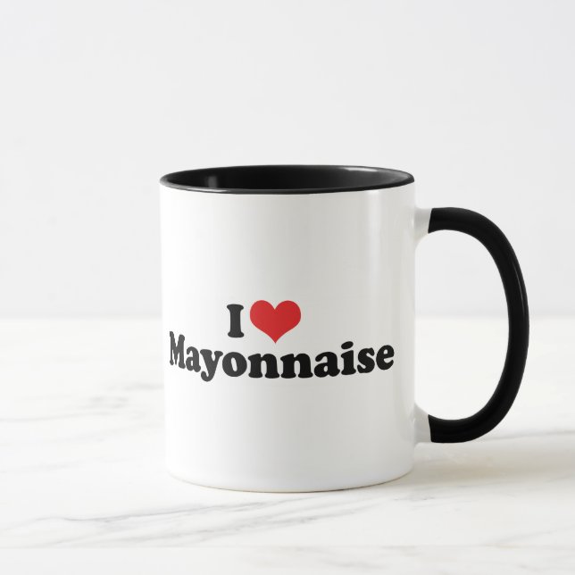 Caneca Adoro Heart Mayo - Mayonnaise Lover (Direita)