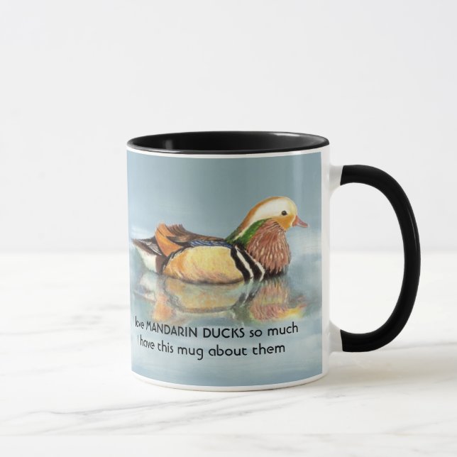 Caneca Adoro MANDARIN DUCKS tanto que eu divirto (Direita)