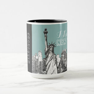 Caneca Adoro Nova Iorque Personalizada