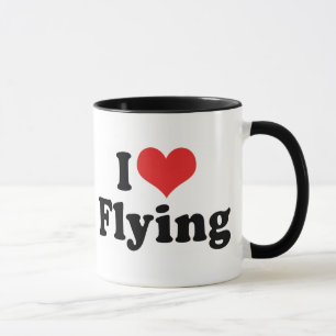 Caneca Adoro Voo Cardíaco - Sobrevoo de Avião