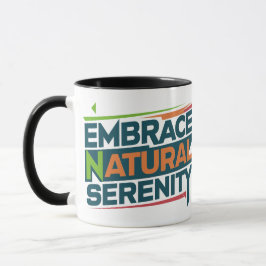 Caneca Adotar a serenidade natural