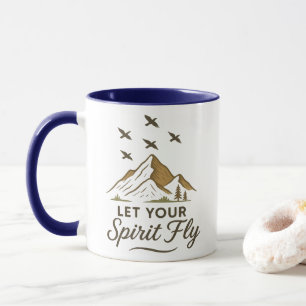 Caneca Adventure Mug   Deixe seu espírito voar   Montanha