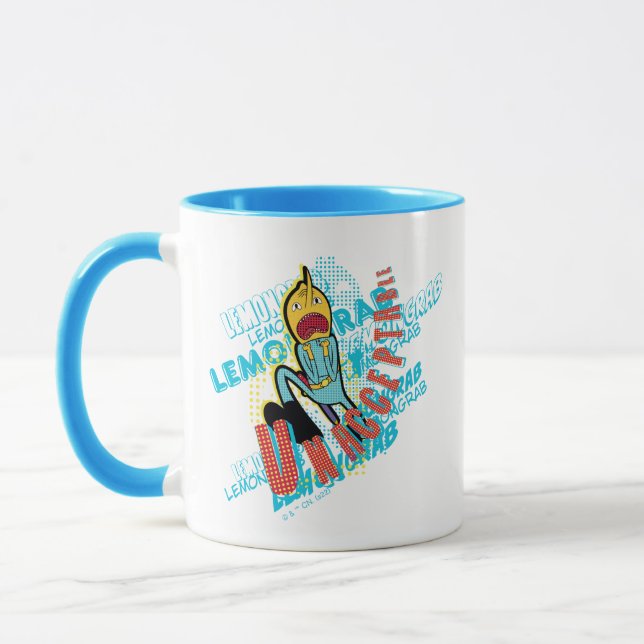 Caneca Adventure Time | Lemon Grab "UNACCEPTABLE" (Esquerda)