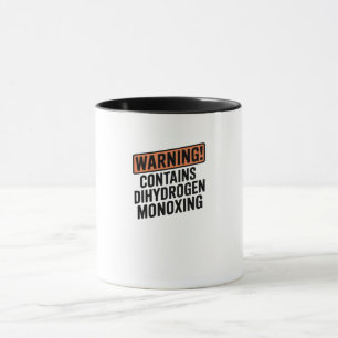 Caneca ADVERTÊNCIA: Contém monóxido de di-hidrogênio