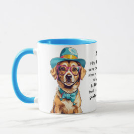 Caneca Advertência Engraçada De Um Cachorro