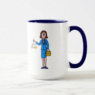 Caneca Advogada-Mulher Mug