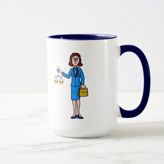 Caneca Advogada-Mulher Mug (Direita)