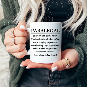 Caneca Advogado do Funny Paralegal
