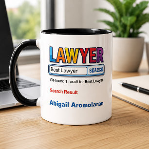Caneca Advogado Melhor Personalizado Engraçado