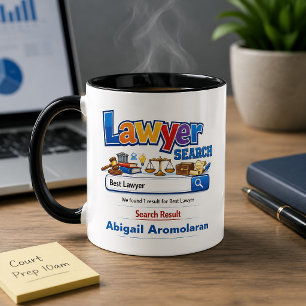 Caneca Advogado Personalizado Melhor Divertido