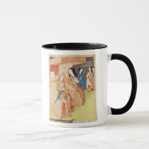 Caneca Aeneas e Dido, dos trabalhos de Virgil