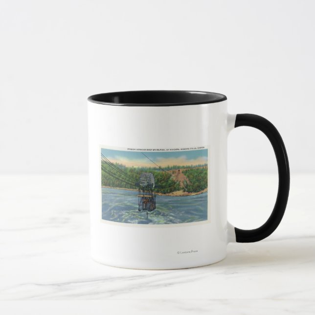 Caneca Aerocar espanhol sobre o redemoinho de Niágara (Direita)