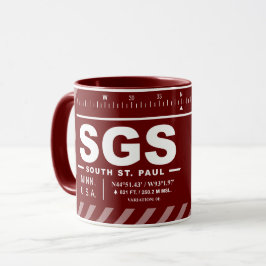 Caneca Aeroporto Municipal de South St Paul Fleming Field