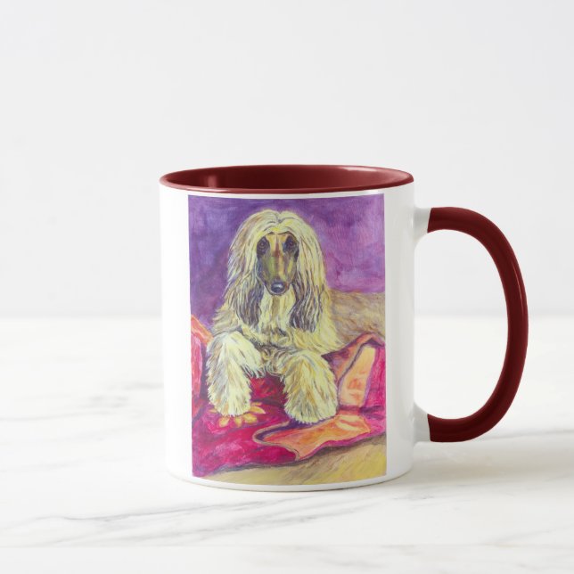 Caneca Afghan Hound Art MUG (Direita)