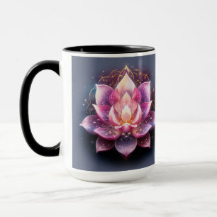 Caneca Afirmação Positiva da Flor do Lotus