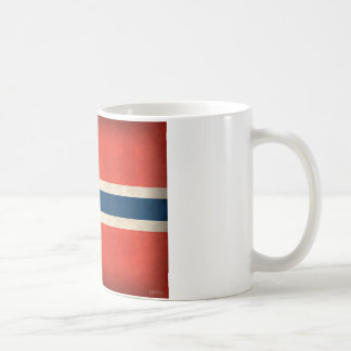 Caneca afligida bandeira de Noruega