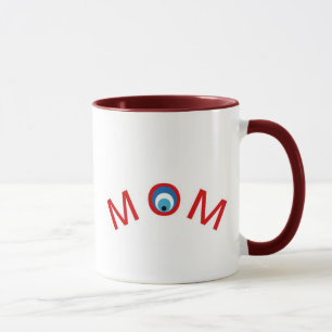 CANECA afortunada do olho do olho mau da MAMÃ par
