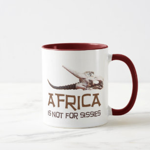 Caneca África não é para mariquinhas: Crânio africano