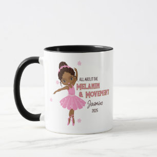 Caneca African American Ballerina Coffee Mug