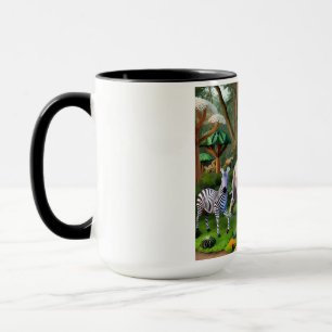 Caneca  African animals in origame
