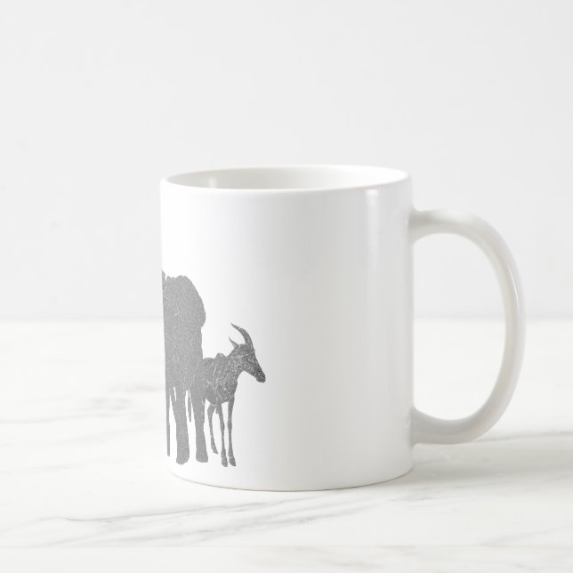 Caneca africana dos animais selvagens (Direita)