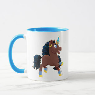 Caneca Afro Unicorn   Magical Prancing