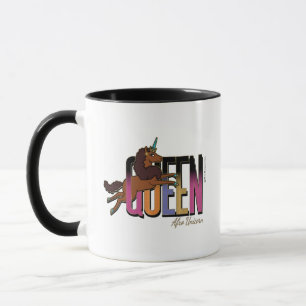 Caneca Afro Unicorn Queen Design