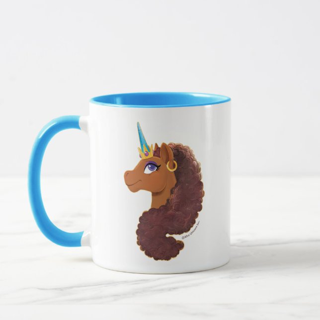 Caneca Afro Unicorn | Único (Esquerda)