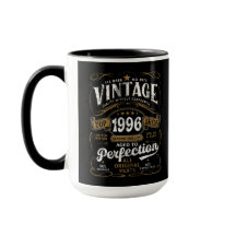 Aged To Perfection Vintage 1996 Birthday 30th Bday