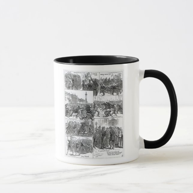 Caneca Agitação irlandesa da liga da terra (Direita)