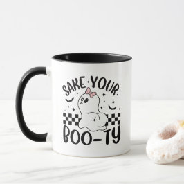 Caneca Agite o seu Dia de as Bruxas engraçado Boo-ty