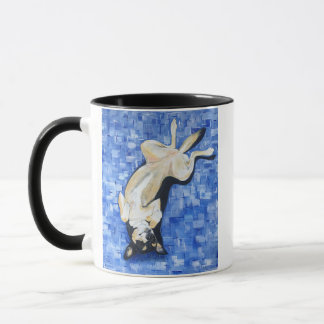 Caneca Agrade meu design do cão do kelpie da barriga