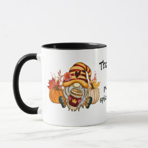 Caneca Agradeço Pela Pumpkin Spice Season Gnome Mug