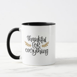 Caneca Agradeço por tudo, graças a Deus