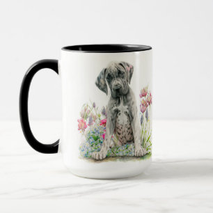 CANECA ÁGUA ADORÁVEL COR GRANDE DANE BOMBA